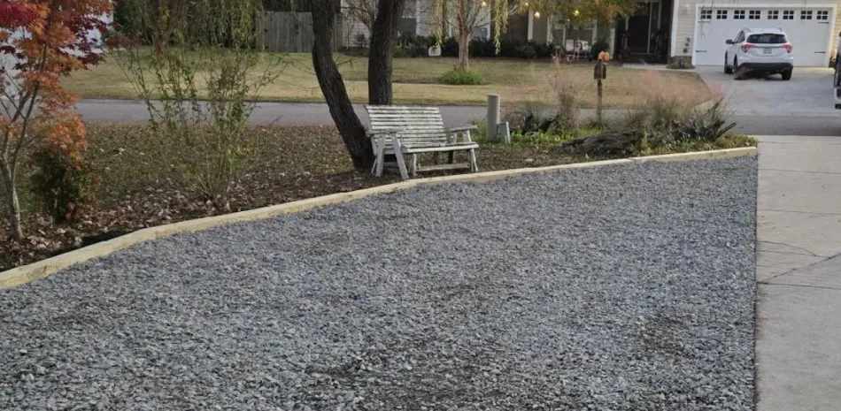 driveway install work delco nc