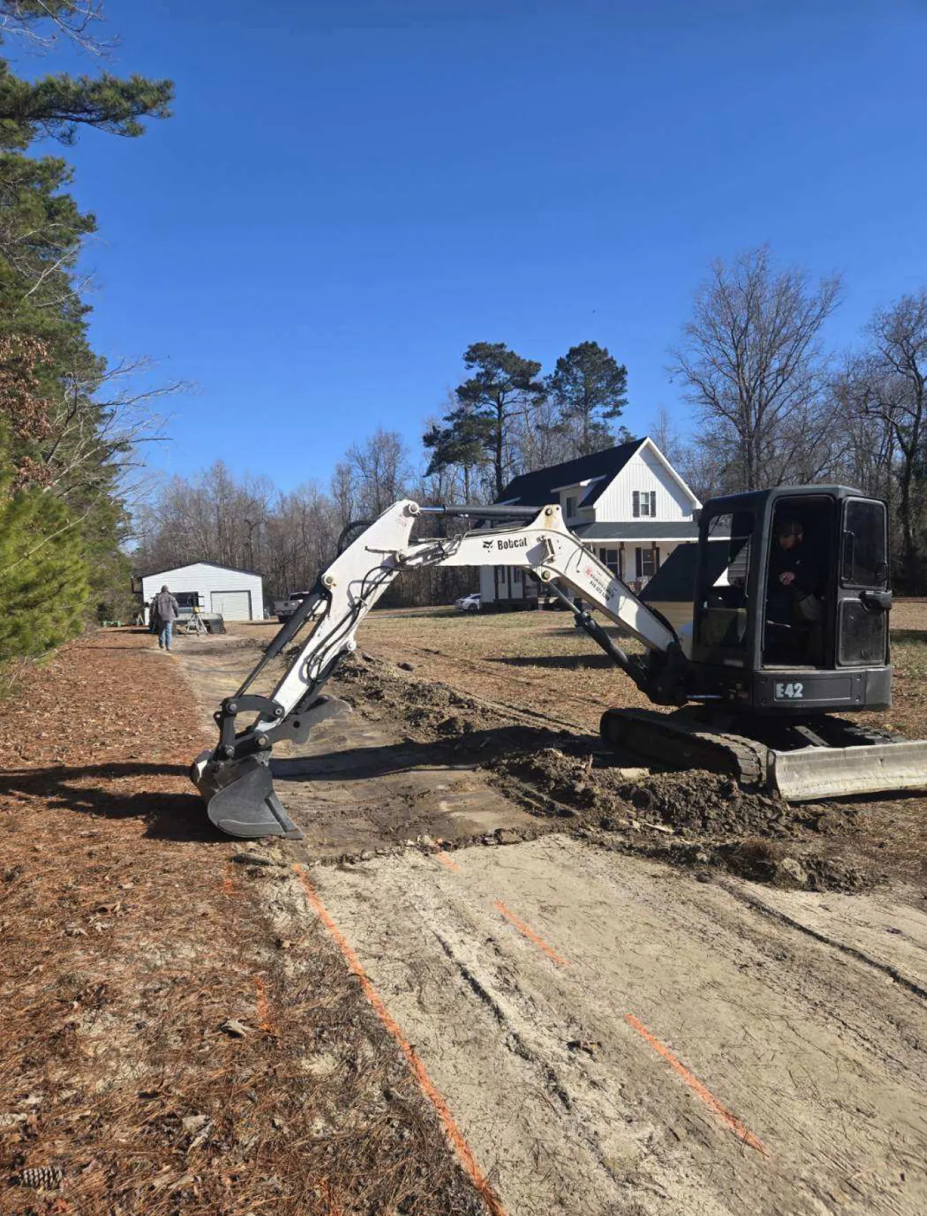 excavation clearing work delco nc