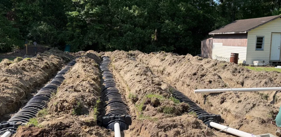 septic install services delco nc